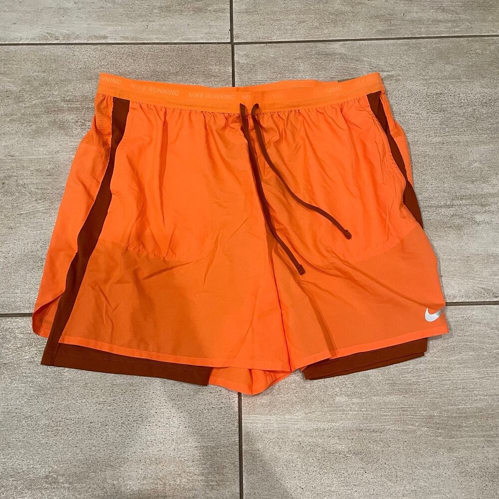 NEW NIKE STRIDE MENS DRI-FIT 5” HYBRID RUNNING SHORTS SZ 3XL - 0062